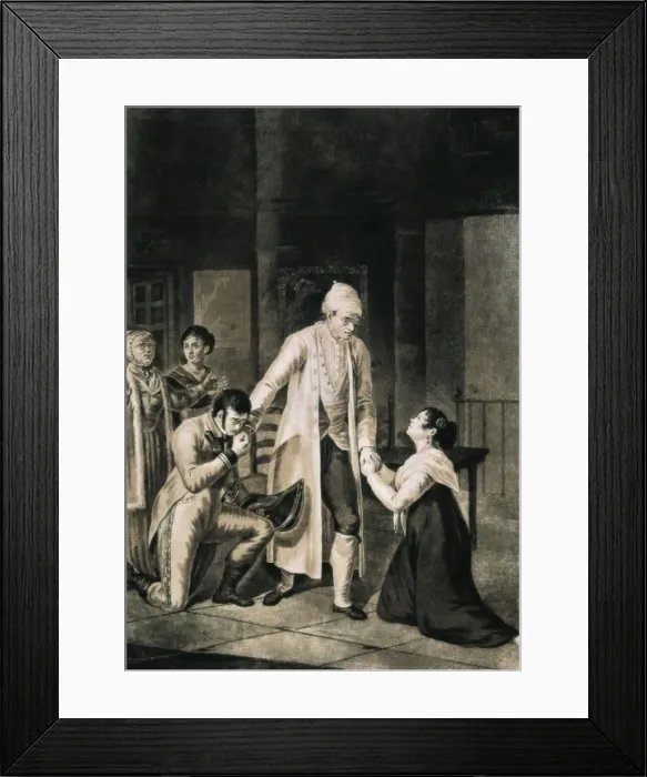 Framed Print : MORATIN, Leandro Fernᮤez de (1760-1828). Spanish Framed Print : MORATIN, Leandro Fernᮤez de (1760-1828). Spanish
