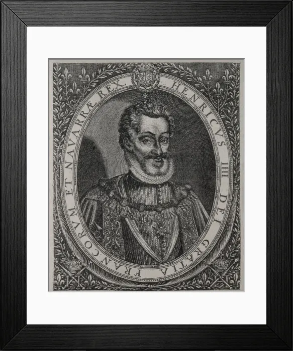 Framed Print : HENRY IV of France (1553-1610). King of France Framed Print : HENRY IV of France (1553-1610). King of France