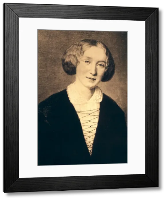 Framed Print : ELIOT, George (1819-1880). English novelist Framed Print : ELIOT, George (1819-1880). English novelist