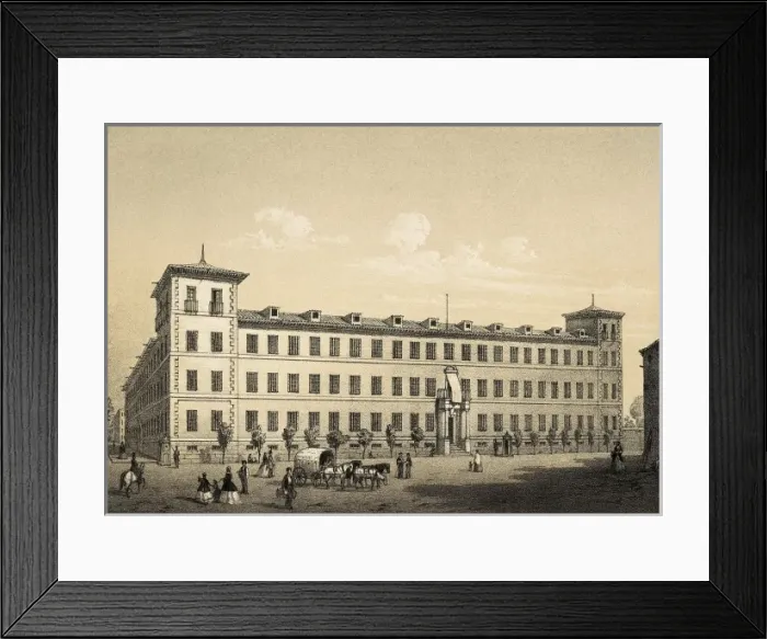 Framed Print : Old Noble Seminar, nowadays Military Hospital