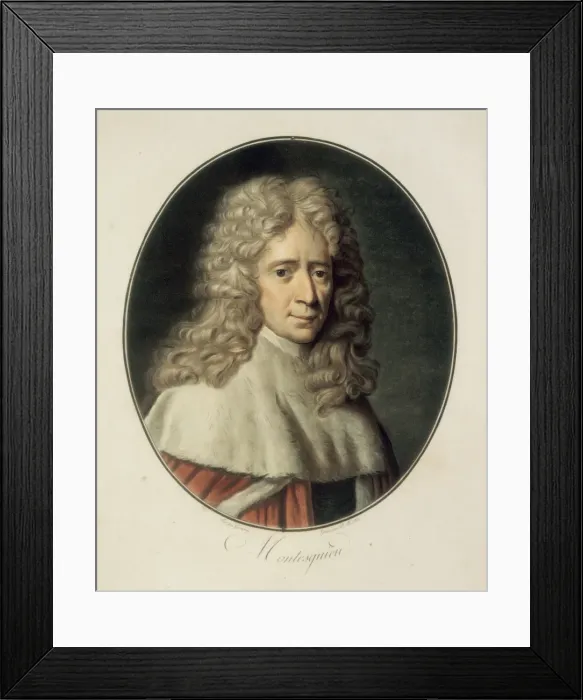 Framed Print : Montesquieu, Charles-Louis de Secondat, baron Framed Print : Montesquieu, Charles-Louis de Secondat, baron