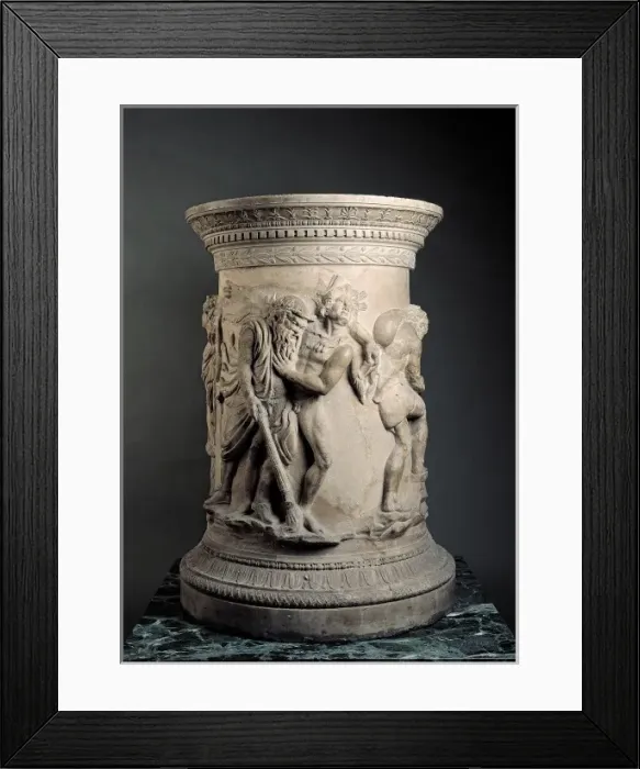 Framed Print : Bacchanalian altar stone Framed Print : Bacchanalian altar stone