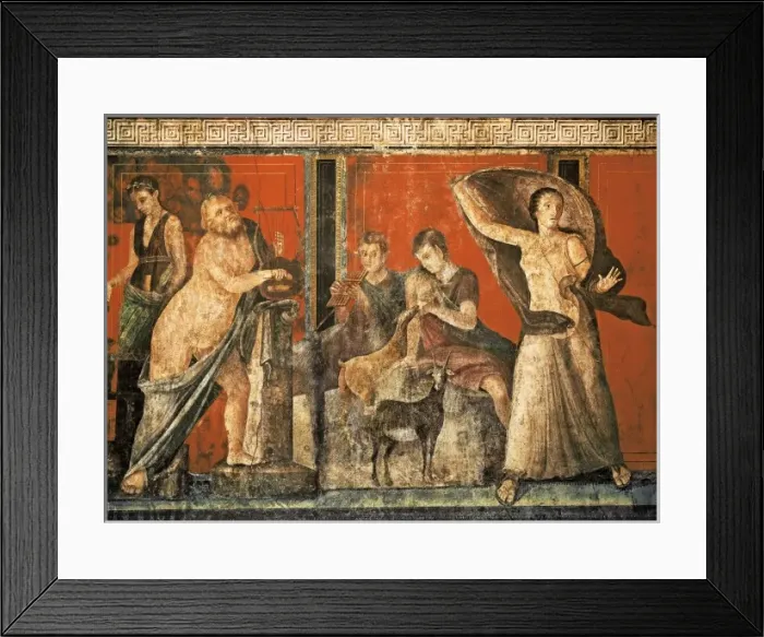 Framed Print : Initiation into the mysterious Dionysion cult Framed Print : Initiation into the mysterious Dionysion cult