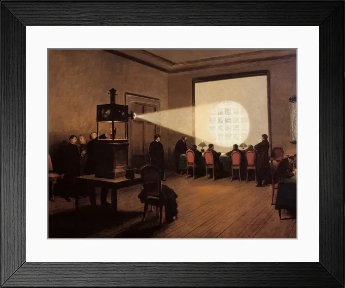 Framed Print : Transmission of Telegraphs at the Central Telegraph Office i Framed Print : Transmission of Telegraphs at the Central Telegraph Office i