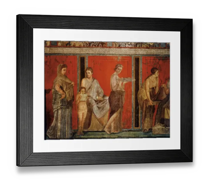 Framed Print : Initiation into the mysterious Dionysion cult Framed Print : Initiation into the mysterious Dionysion cult