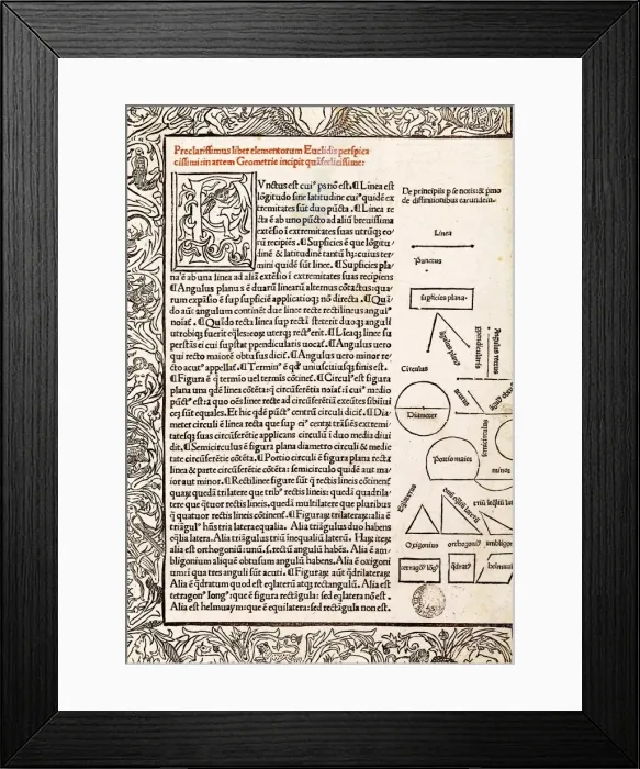 Framed Print : EUCLID (c Framed Print : EUCLID (c