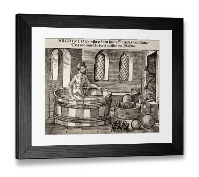 Framed Print : ARCHIMEDES (257-212 BC) Framed Print : ARCHIMEDES (257-212 BC)