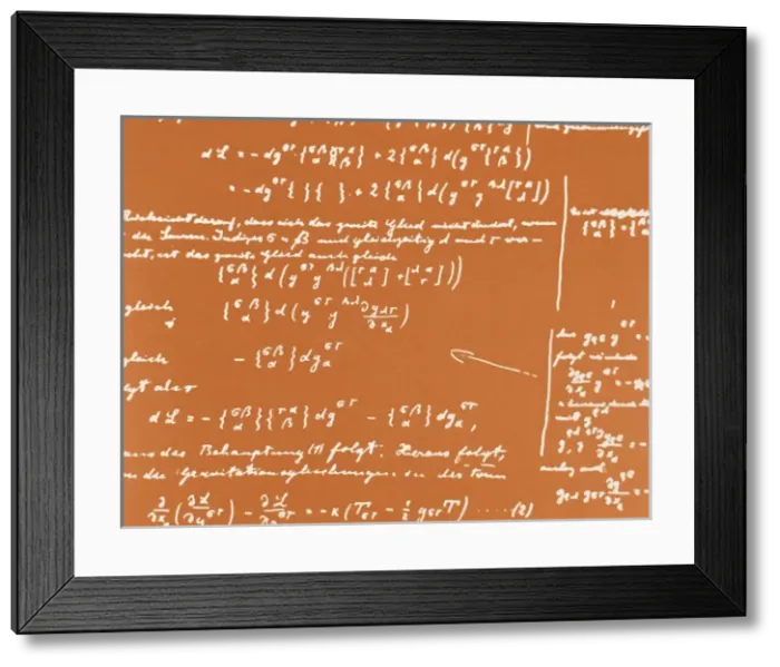 Framed Print : EINSTEIN, Albert (1879-1955) Framed Print : EINSTEIN, Albert (1879-1955)