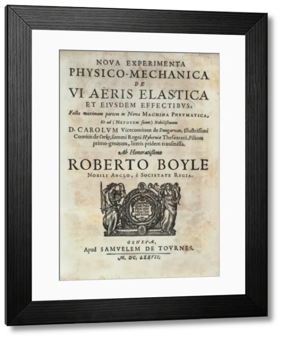 Framed Print : BOYLE, Robert (1627-1691) Framed Print : BOYLE, Robert (1627-1691)