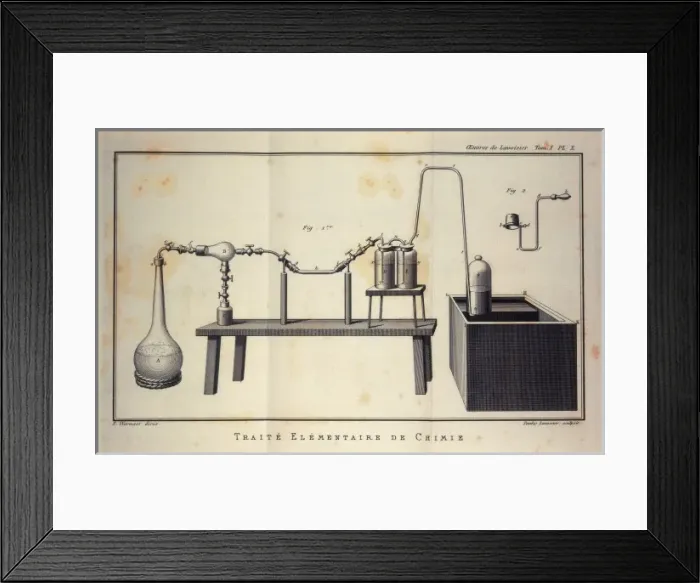 Framed Print : Lavoisier, Antoine-Laurent (1743-1794) Framed Print : Lavoisier, Antoine-Laurent (1743-1794)