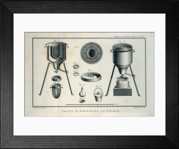 Framed Print : Lavoisier, Antoine-Laurent (1743-1794) Framed Print : Lavoisier, Antoine-Laurent (1743-1794)