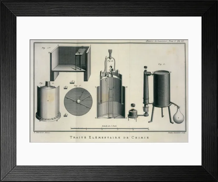Framed Print : Lavoisier, Antoine-Laurent (1743-1794) Framed Print : Lavoisier, Antoine-Laurent (1743-1794)