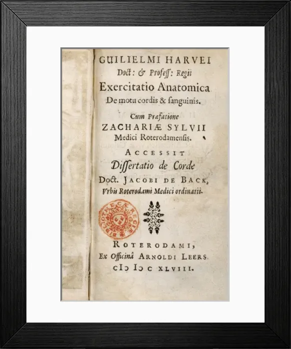 Framed Print : HARVEY, William (1578-1657) Framed Print : HARVEY, William (1578-1657)