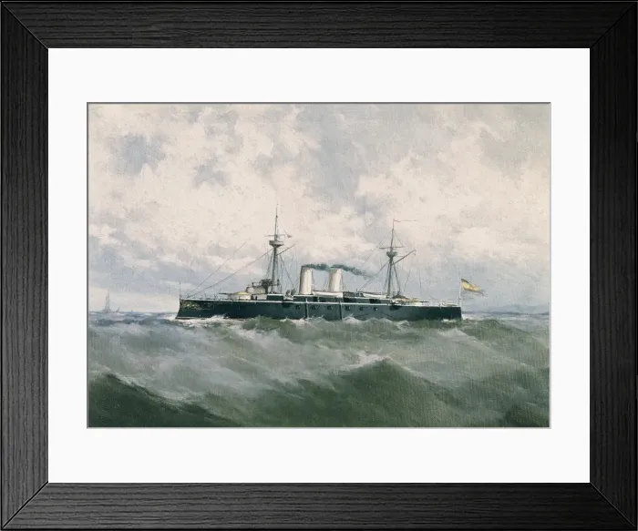 Framed Print : War ship of the Spanish Army Framed Print : War ship of the Spanish Army