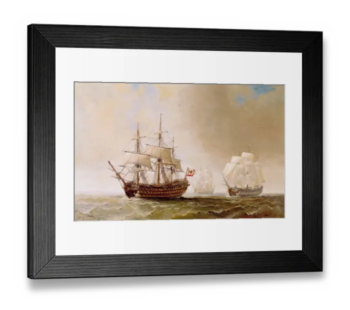 Framed Print : Battle of Trafalgar (21st October 1805) Framed Print : Battle of Trafalgar (21st October 1805)