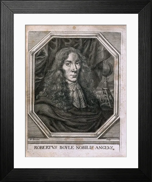 Framed Print : BOYLE, Robert (1627-1691) Framed Print : BOYLE, Robert (1627-1691)