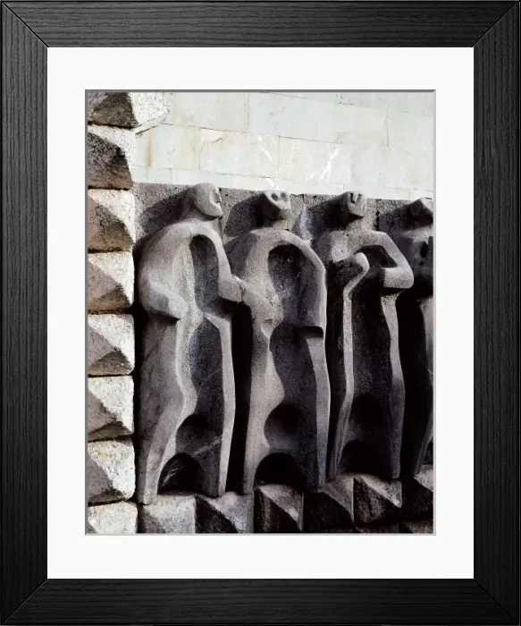 Framed Print : SPAIN. Ar nzazu. Sanctuary of the Virgin of Ar nzazu. Detail of the group Framed Print : SPAIN. Ar nzazu. Sanctuary of the Virgin of Ar nzazu. Detail of the group