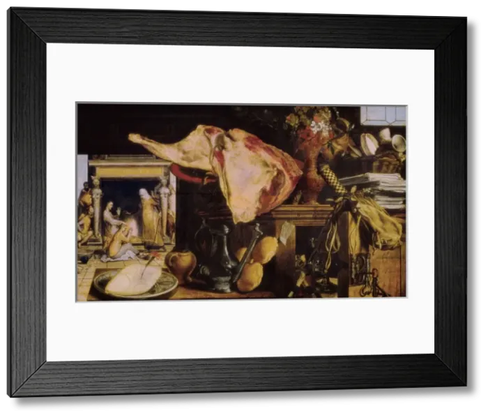 Framed Print : AERTSEN, Pieter, also called Lange Pier (1509-1575) Framed Print : AERTSEN, Pieter, also called Lange Pier (1509-1575)
