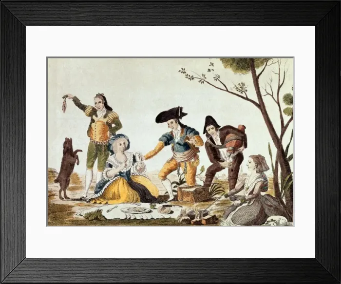 Framed Print : Madrilenian scenes Framed Print : Madrilenian scenes