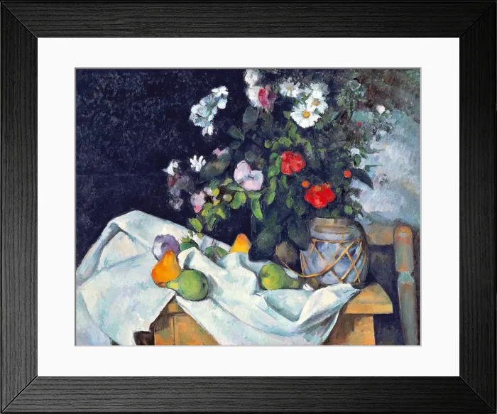 Framed Print : Still Life with Flowers and Fruits Framed Print : Still Life with Flowers and Fruits