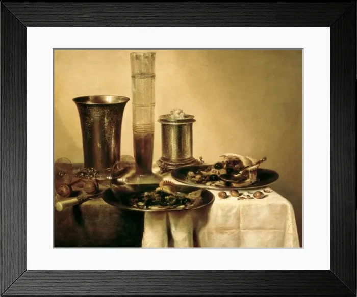 Framed Print : HEDA, Willem Claesz (1594-1680) Framed Print : HEDA, Willem Claesz (1594-1680)