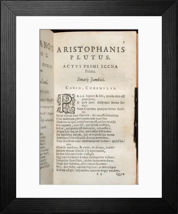 Framed Print : ARISTOPHANES (445-380 BC) Framed Print : ARISTOPHANES (445-380 BC)