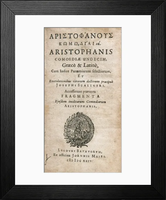 Framed Print : ARISTOPHANES (445-380 BC) Framed Print : ARISTOPHANES (445-380 BC)