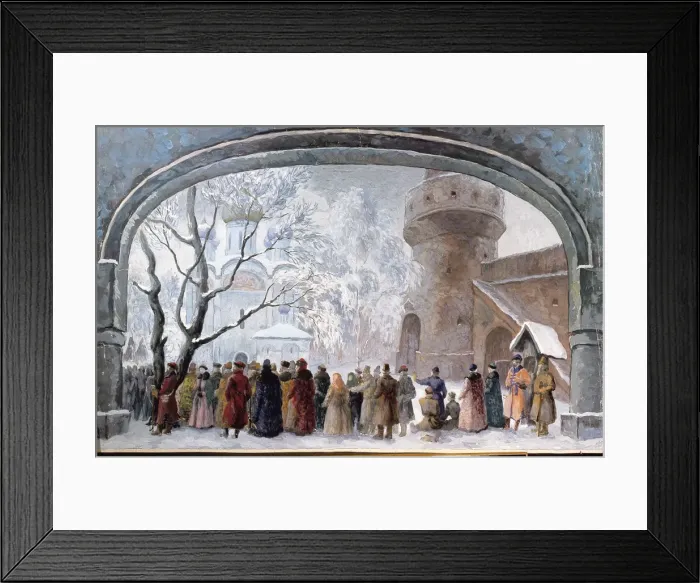 Framed Print : Godunov, Boris Fyodorovich (1551-1605); KUSTODIEV, Boris Mik Framed Print : Godunov, Boris Fyodorovich (1551-1605); KUSTODIEV, Boris Mik