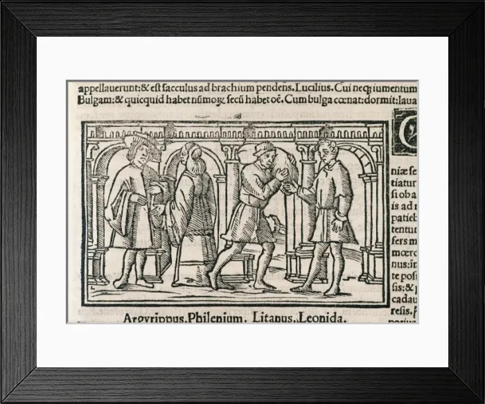 Framed Print : Plautus (254-184 BC) Framed Print : Plautus (254-184 BC)