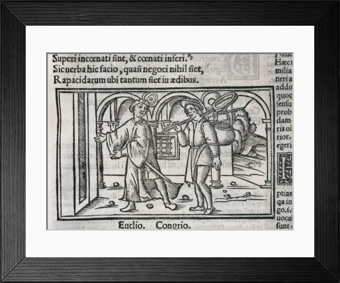 Framed Print : Plautus (254-184 BC) Framed Print : Plautus (254-184 BC)