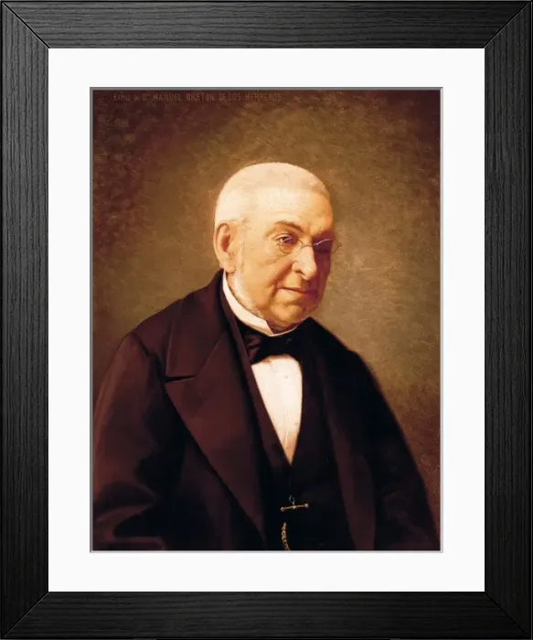 Framed Print : BRETON de los HERREROS, Manuel (1796-1873) Framed Print : BRETON de los HERREROS, Manuel (1796-1873)