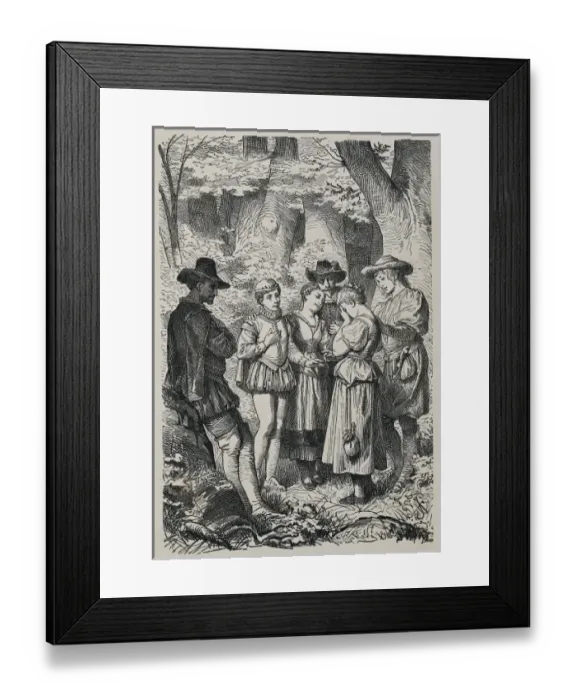 Framed Print : SHAKESPEARE, WILLIAM (1564-1616). ENGLISH Framed Print : SHAKESPEARE, WILLIAM (1564-1616). ENGLISH