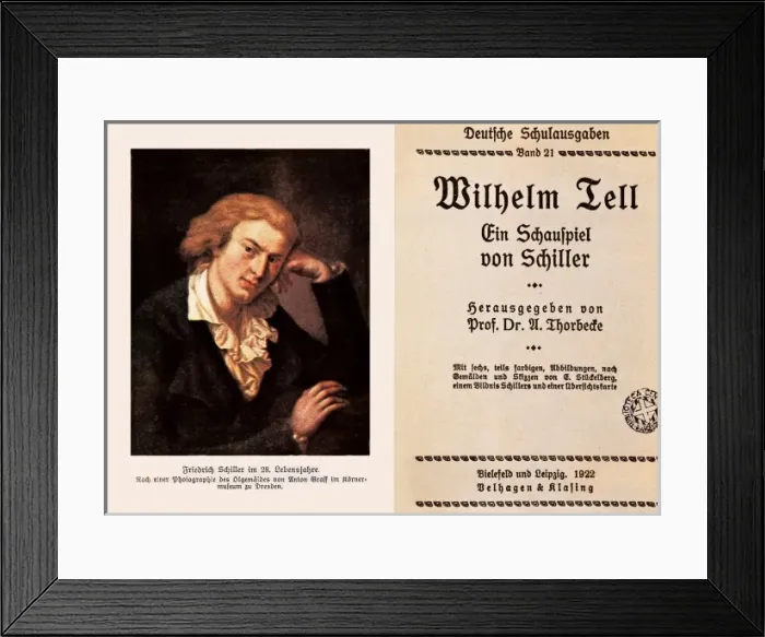 Framed Print : Schiller, Friedrich von (1759-1805) Framed Print : Schiller, Friedrich von (1759-1805)
