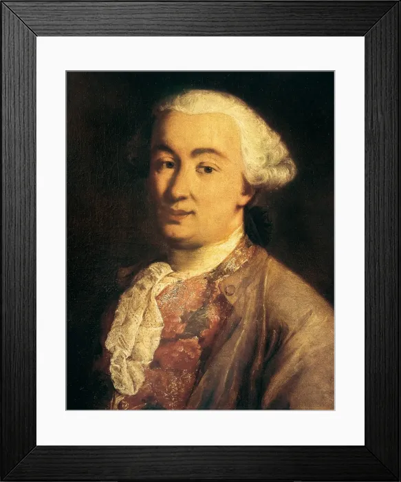 Framed Print : LONGHI, Alessandro Falca, called (1733-1813) Framed Print : LONGHI, Alessandro Falca, called (1733-1813)