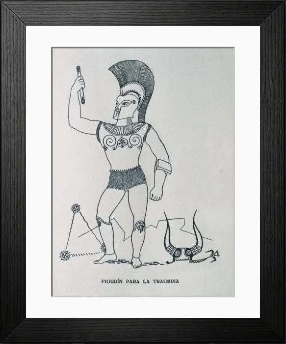 Framed Print : ALBERTI, Rafael (1902-1999); CERVANTES SaVEDRA, Miguel de ( Framed Print : ALBERTI, Rafael (1902-1999); CERVANTES SaVEDRA, Miguel de (