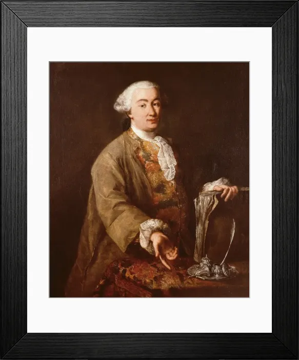 Framed Print : LONGHI, Alessandro Falca, called (1733-1813) Framed Print : LONGHI, Alessandro Falca, called (1733-1813)