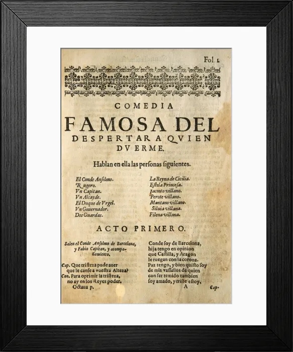 Framed Print : BENAVENTE, JACINTO (1866-1954). SPANISH Framed Print : BENAVENTE, JACINTO (1866-1954). SPANISH