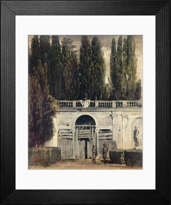 Framed Print : The Gardens of the Villa Medici in Rome Framed Print : The Gardens of the Villa Medici in Rome