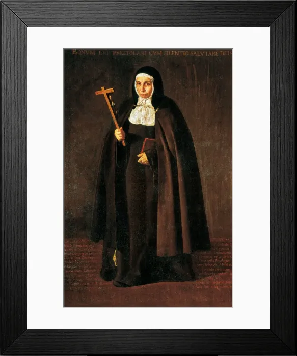 Framed Print : Madre Maria Jeronima de la Fuente Framed Print : Madre Maria Jeronima de la Fuente