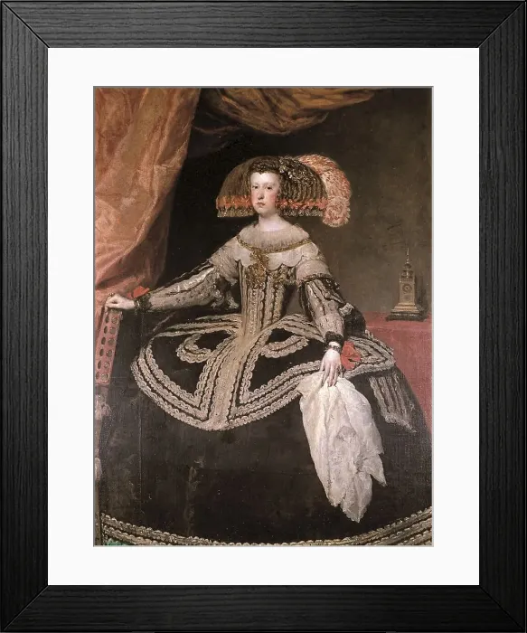 Framed Print : Queen Mariana of Austria Framed Print : Queen Mariana of Austria