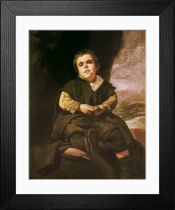 Framed Print : The Court Dwarf, Don Franciso Lezcano Framed Print : The Court Dwarf, Don Franciso Lezcano