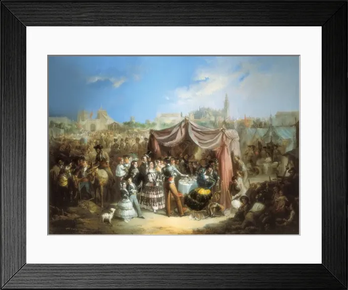 Framed Print : RODRIGUEZ de GUZMAN, Manuel (1818-1867) Framed Print : RODRIGUEZ de GUZMAN, Manuel (1818-1867)