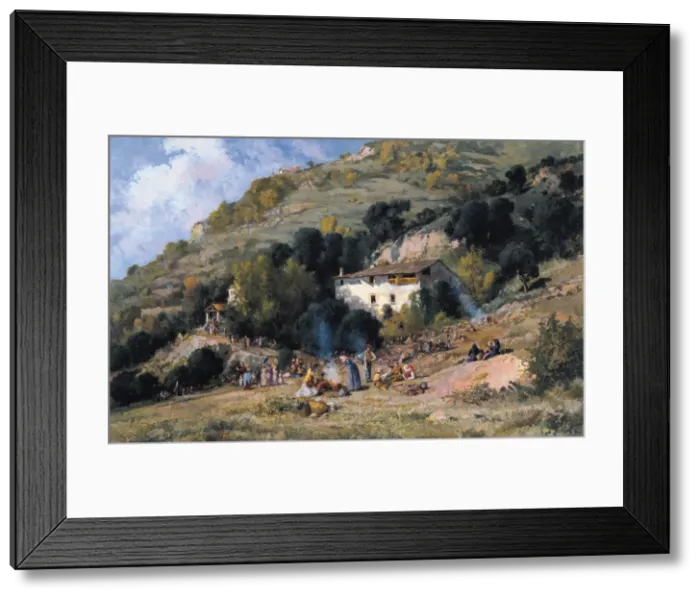 Framed Print : BERGA Y BOIX, Josep (1837-1914) Framed Print : BERGA Y BOIX, Josep (1837-1914)