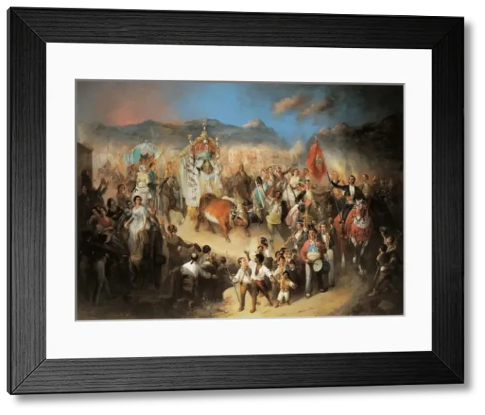 Framed Print : RODRIGUEZ de GUZMAN, Manuel (1818-1867) Framed Print : RODRIGUEZ de GUZMAN, Manuel (1818-1867)