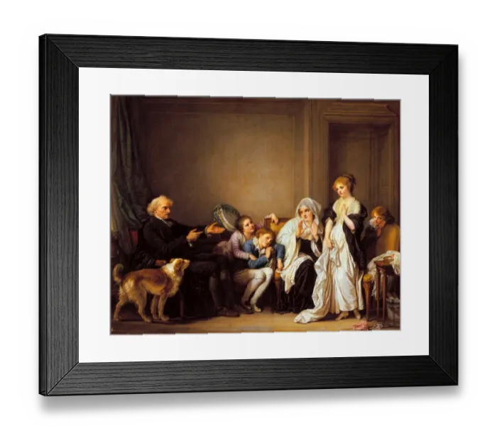 Framed Print : GREUZE, Jean Baptiste (1725-1805) Framed Print : GREUZE, Jean Baptiste (1725-1805)