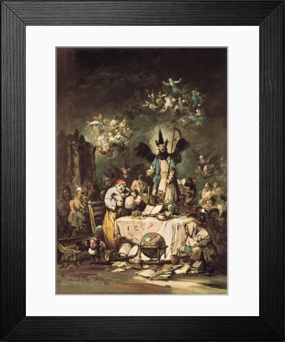 Framed Print : Whimsical Allegory Framed Print : Whimsical Allegory