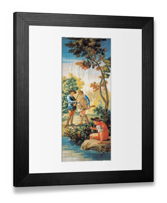 Framed Print : Fisherman with Rod Framed Print : Fisherman with Rod