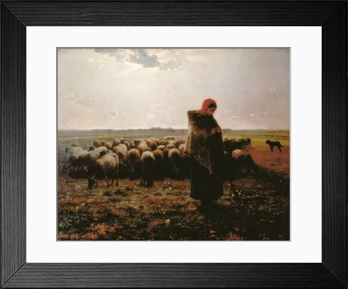 Framed Print : MILLET, Jean Franzois (1814-1875) Framed Print : MILLET, Jean Franzois (1814-1875)