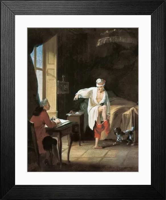 Framed Print : HUBER, Jean Rudolf (1721-1786) Framed Print : HUBER, Jean Rudolf (1721-1786)