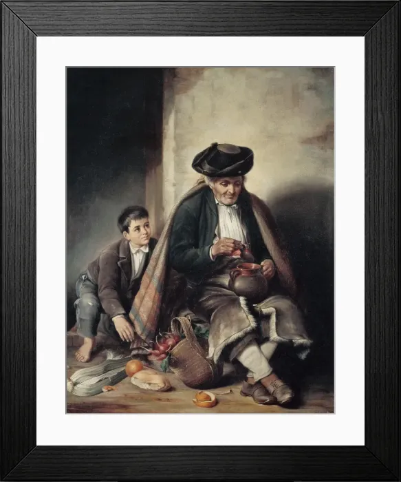 Framed Print : Man and boy Framed Print : Man and boy